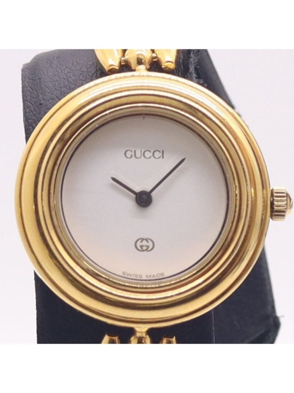 Gucci Change Bezel 11/12 Bangle Watch White Dial